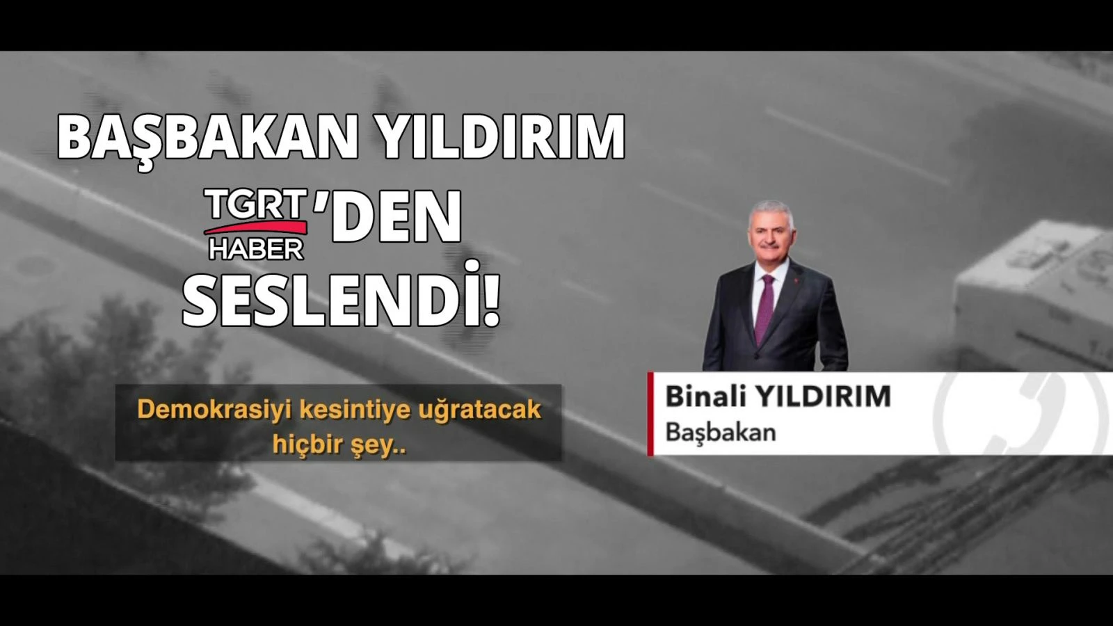 TGRT Haber darbeye karşı yayındaydı